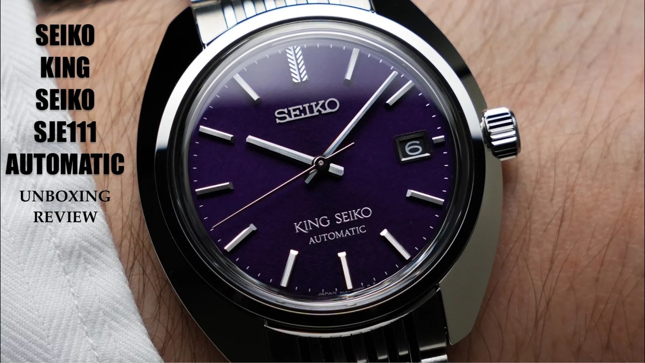 Seiko King Seiko Purple Automatic SJE111 Watch | Review Valjoux