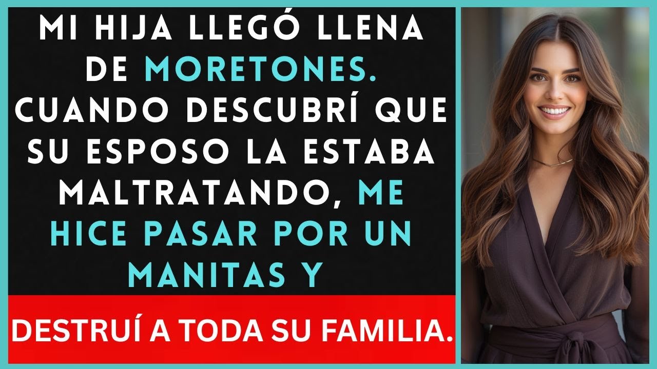 Mi hija apareció llena de moretones, así que me hice pasar por un manitas y destruí a su esposo…