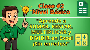 Cómo hacer operaciones básicas en Excel: suma, resta, multiplicación y división paso a paso.
