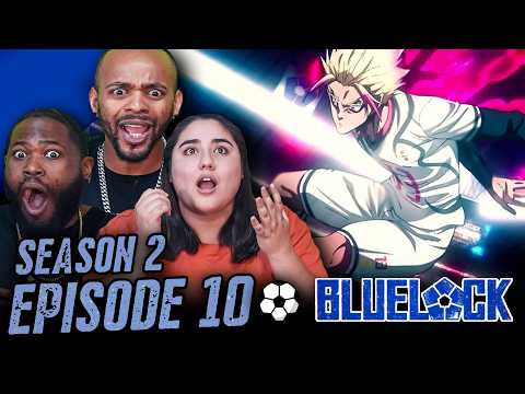 The Must See Sports Anime This Season l Blue Lock Season 2 Episode 10 REACTION