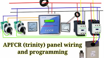 APFCR control panel wiring & programming | Trinity APFCR controller | Automatic PF controller wiring