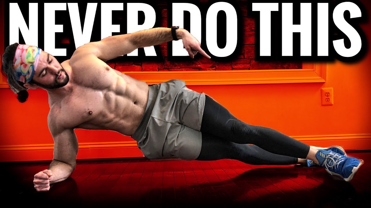 NEVER DO THE SIDE PLANK LIKE THIS! | Most Common Mistakes - YouTube
