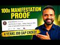 From 200+ Rejections to Getting A New Job Offer with 100x Miracle Method | Manifestation Proof #9