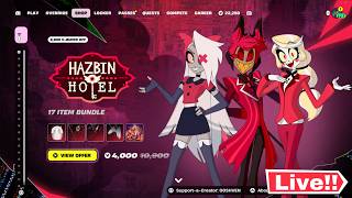 🔴*NEW* HAZBIN HOTEL in Fortnite! ITEM SHOP TODAY! (Chapter 7 LIVE) Update