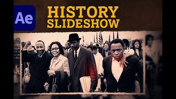 History & Documents Slideshow | After Effects Tutorial | Effect For You