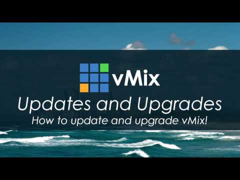 Como actualizar e melhorar a sua cópia do vMix.