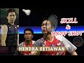 Hendra setiawan  skill  drop shot