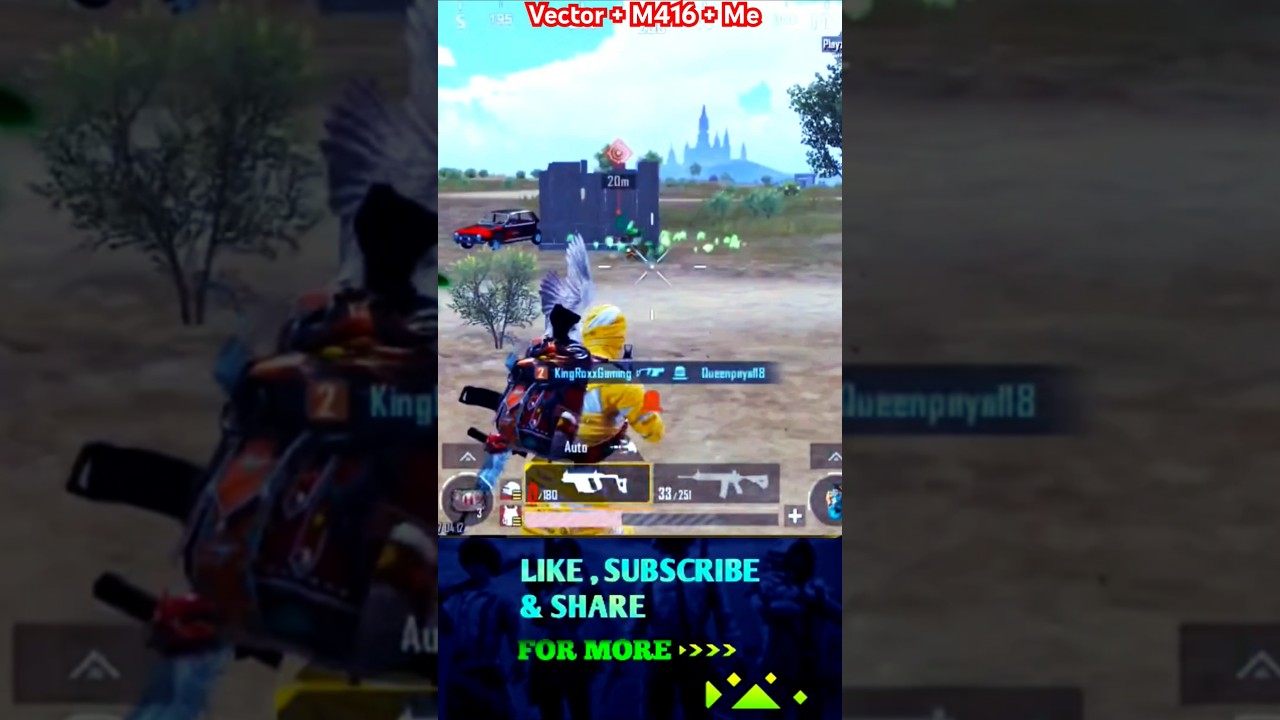 Vector + M416 Combo In BGMI 3.4 Update 😎 