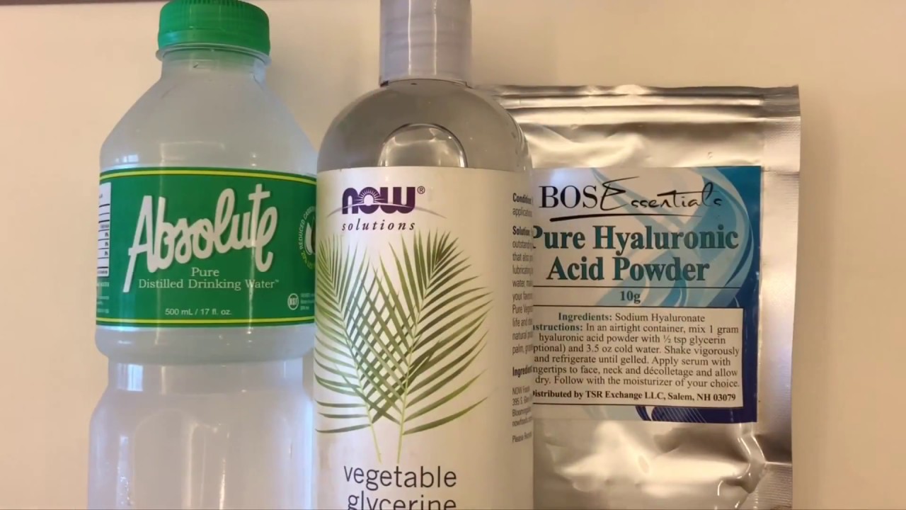 Video Tutorial DIY Hyaluronic Acid Serum YouTube