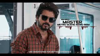Master - Metro Intro Bgm Original Sound Thalapathy Vijay Anirudh Ravichander Lokesh Kanagara