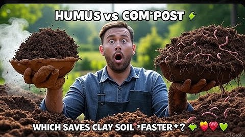 Humus vs  Compost  - Which Can Save Your Sticky Clay Soil Fast?