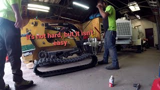 Ultimate DIY Guide How to Change Tracks On S800TX Vermeer Mini Skid Track Loader Hutchinson Kansas