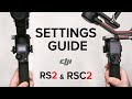 DJI RS2 & RSC2 - Best Settings Guide