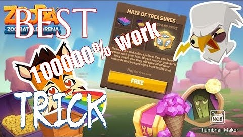 New maze of treasures tricks🤑|part 1|zooba