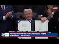 WATCH LIVE: President Trump to sign funding bill to end government shutdown.