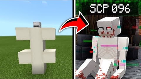 How to summon scp-096 in minecraft