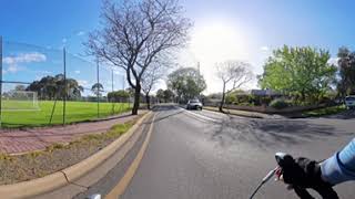 VR Bicycle Ride Replicating Client Accident Route for Therapy