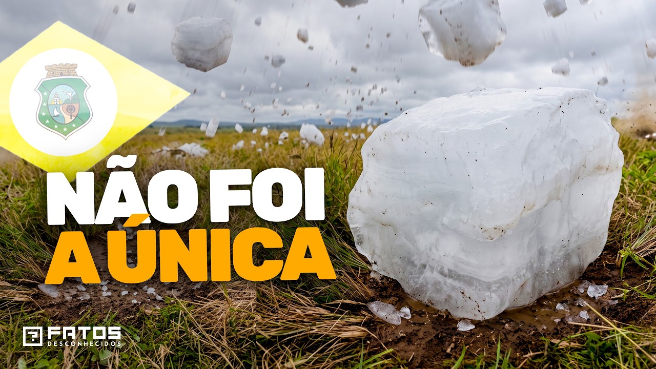 Grande pedra de gelo cai do céu no Ceará – Entenda o caso!