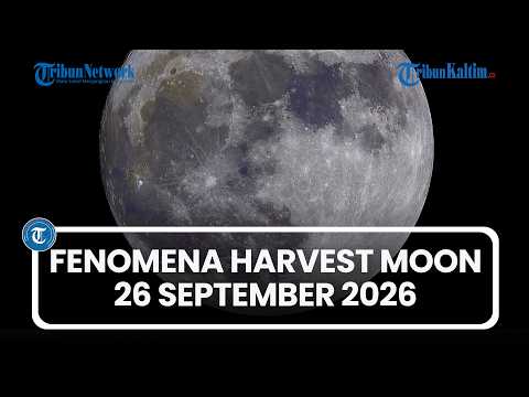 Harvest Moon Hiasi Langit Indonesia Malam Ini, Saturnus Juga Bakal Muncul di Sebelah Bulan