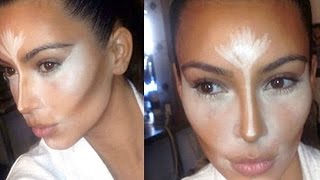 Kim Kardashian - Maquillaje de Rostro Correctivo | Como Contornear el Rostro ♥ Dianna Adel