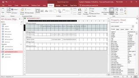 Creating the Report - Castles Live & Loud - BTEC IT Unit 2