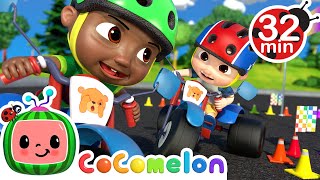 Bike Race Song + More | CoComelon - It