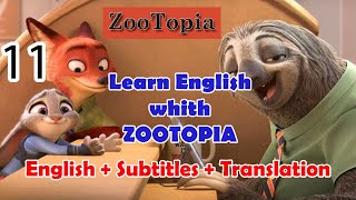 Зверополис на английском вместе с субтитрами  | ZOOTOPIA | 11