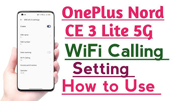 OnePlus Nord CE 3 Lite 5G WiFi Calling kaise kare | How to Use WiFi Calling Setting