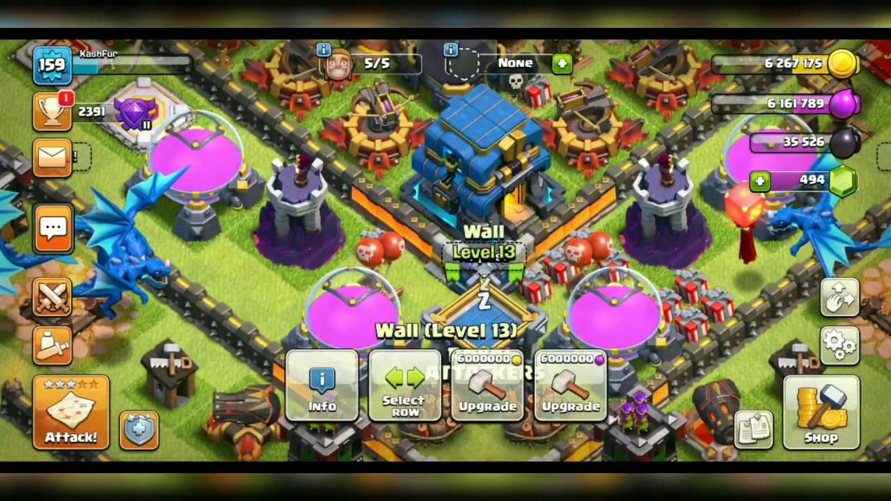 Brand New TOWNHALL 13 Upgrade | Clash of Clans | Electro Dragon + Freez + Stone Slammer attacks ...