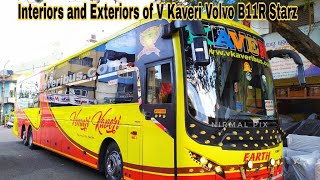 Interiors and Exteriors of V Kaveri Volvo B11R AC sleeper by MG Starz screenshot 1