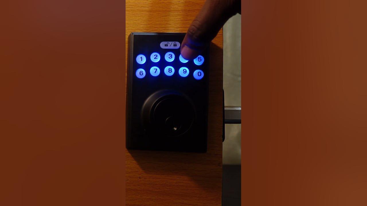 How to Lock and Unlock Reliabilt Electronic Deadbolt YouTube