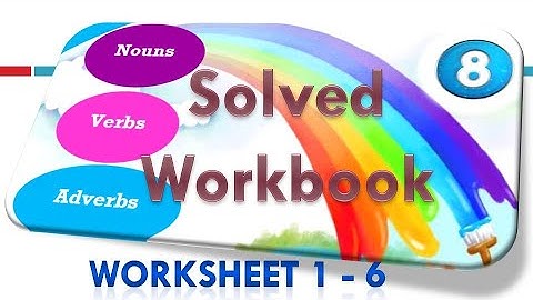 English Workbook | class 8 pseb| solved worksheet1 | worksheet2 | worksheet3 | worksheet4-6