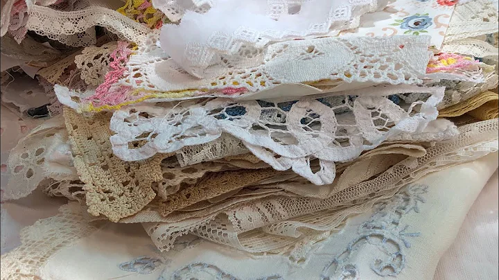 Beautiful Vintage lace curated for journals by Deb...