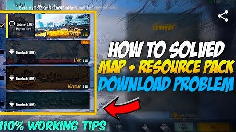 Pubg Mobile Map Not Download (Downloading nan) Problem Solve || How to Solve Pubg Mobile Map Problem