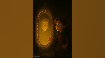 👧 The girl and the secret of the magic mirror #cartoonstories #kidsworld4321 #childrensstory #animation #childrens
