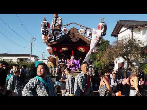 佐倉秋祭り　間之町の御神酒所（屋台）　袋町の御神酒所（屋台）　2024/10/13  a18