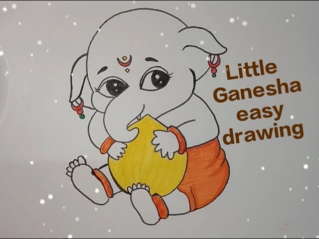 Guitar Ganesha | Easy love drawings, Book art drawings, Easy drawings