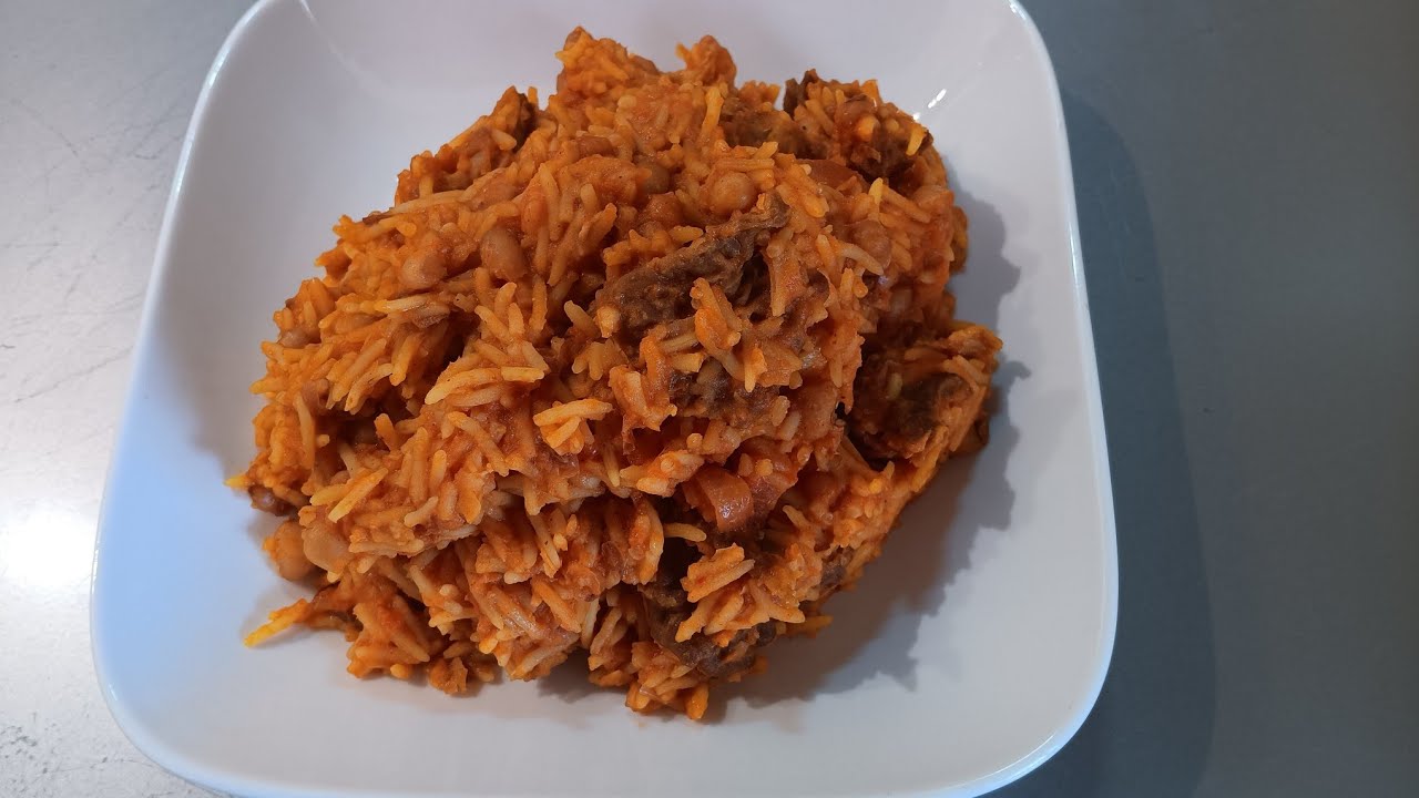 Mon plat Nigérian : j'ai mélangé haricots blancs et Riz. #Recette #cuisine #recettesimple.