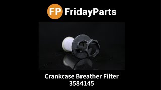 Crankcase Breather Filter 3584145 for Volvo Penta Engine D4 D6 D9