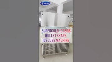 Supercold  IC280B Bullet Shape Ice Cube Making Machine