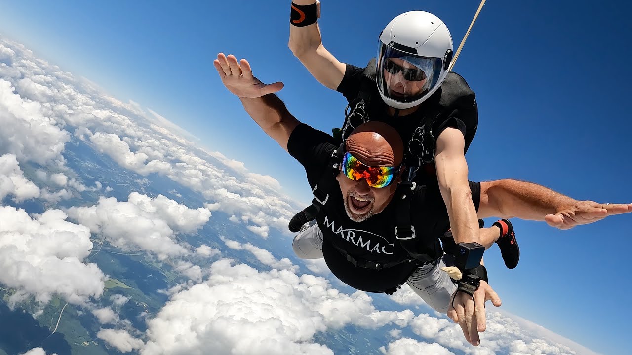 Realtor SkyDiving "Its a great day to call Beau" - YouTube