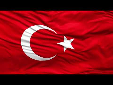 Dalgalanan Türk Bayrağı ( Yarım saatlik ) Sessiz HD