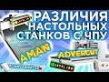 Фрезерные станки AMAN 6090 vs ADVER