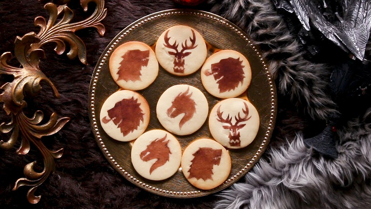 Game Of Thrones Stencil Cookies Tasty Youtube