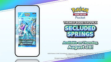 Pokémon TCG Pocket: Secluded Springs  | Coming August 28!