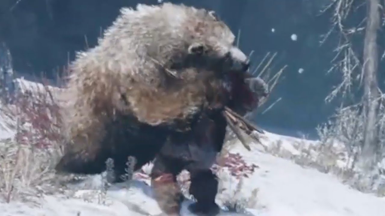 Farcry primal Brown bear takedown