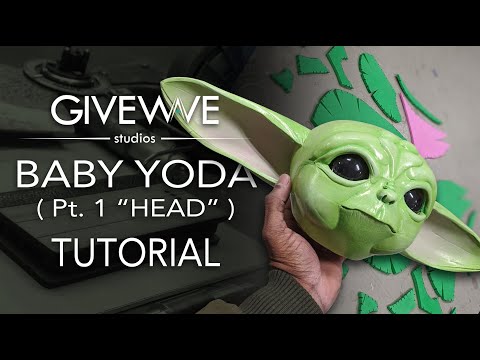 Baby Yoda EVA FOAM head ( TUTORIAL ) with FREE patterns  @GiveWaveStudios