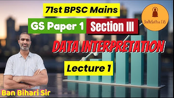 BPSC Mains DI | Q 1 | PYQ 70 _ Question 7 | GS Paper 1 | Ban Bihari Sir | BodhiSattva IAS #71bpsc