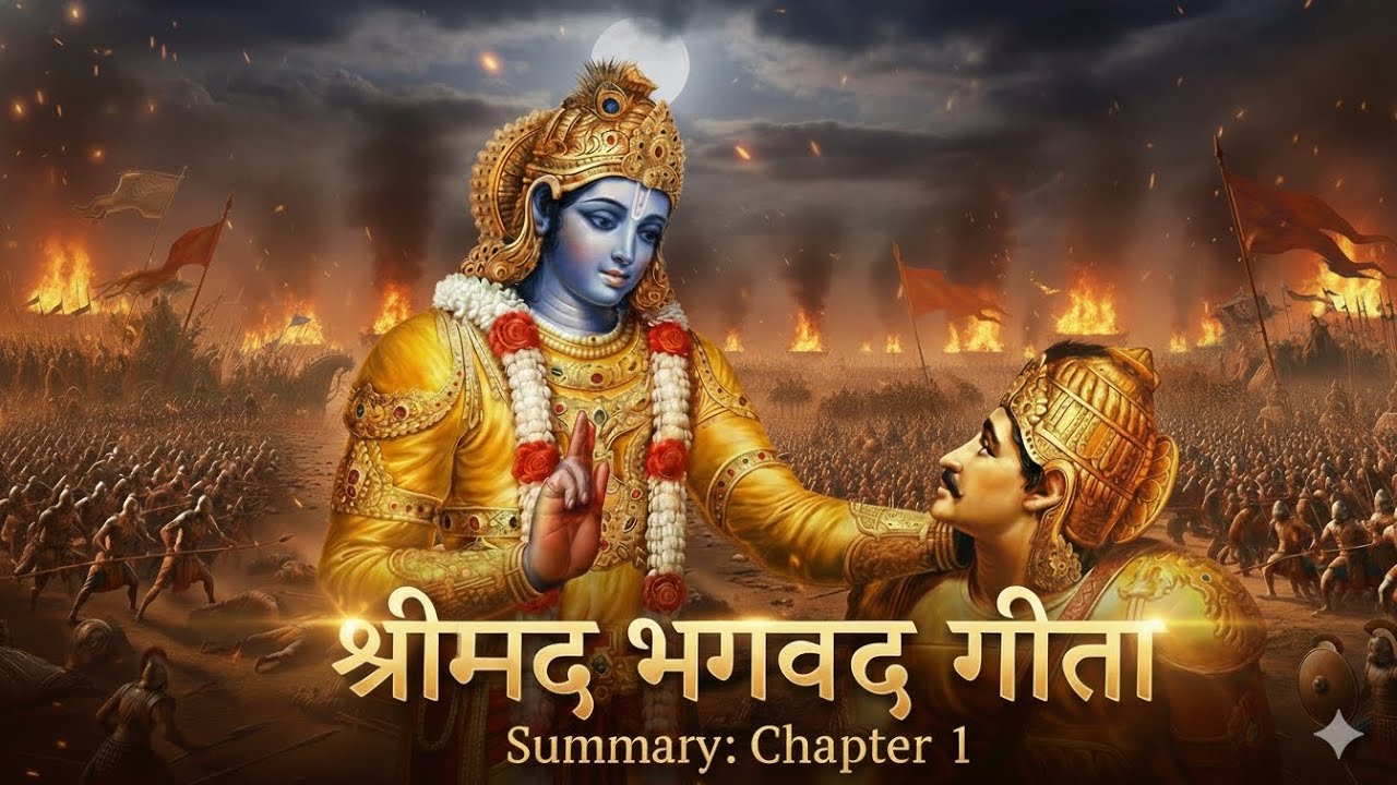 श्रीमद भगवद गीता Chapter 1 | Shlok 37–41 की व्याख्या | Bhagavad Gita ...