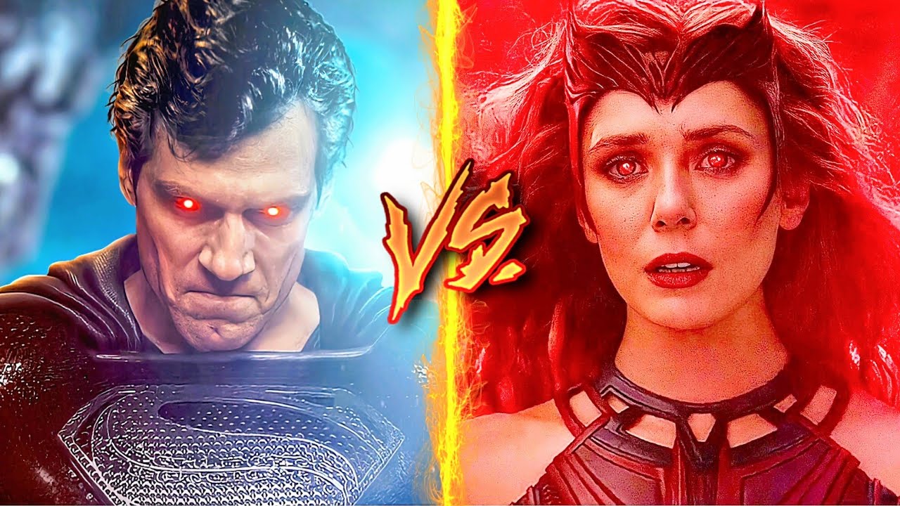 Superman vs Scarlet Witch Fight | Comparison | Super Santro - YouTube